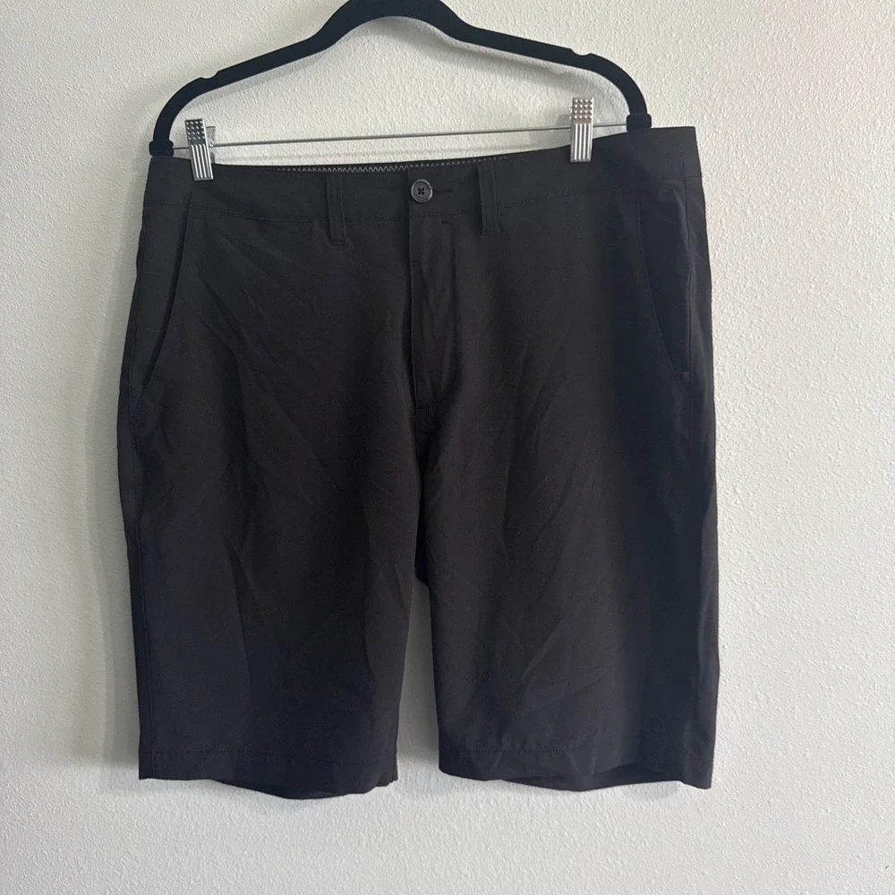 7 Diamonds Shorts Mens 34 Black Momentum Performance Lightweight Active 7D Golf